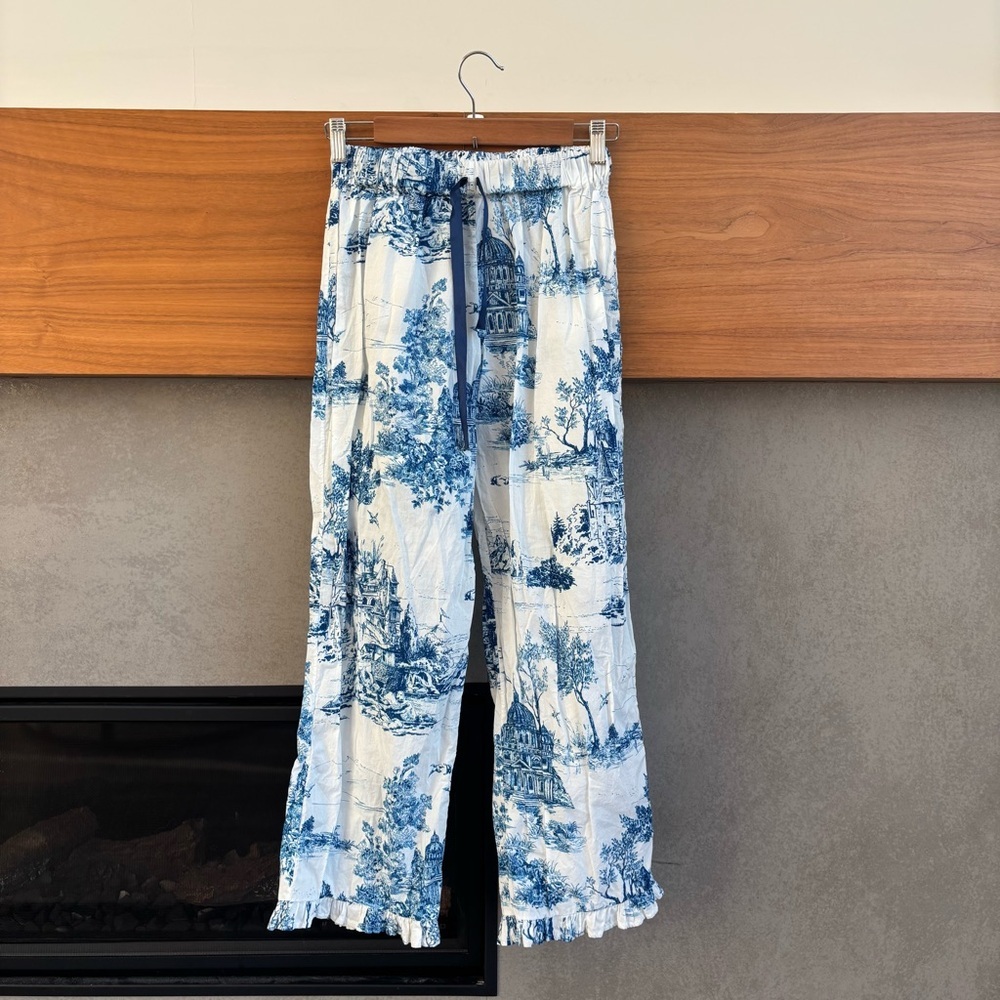VIOLET & BROOKS Colette Toile PJ Pants, Size S/M - Picture 4 of 13